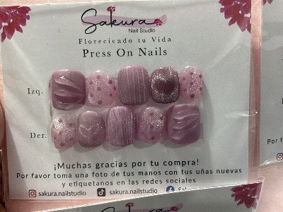 Rosas con corazón y textura L