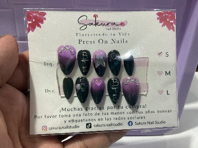 BTS Negro con Morado S